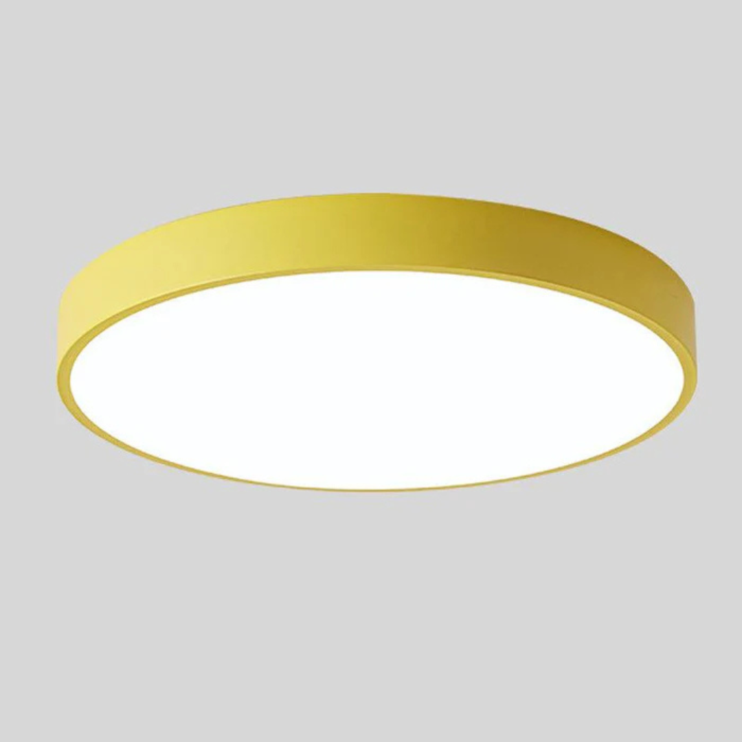 LED Ceiling Lamp with Scandinavian Design of Wood & Acrylic