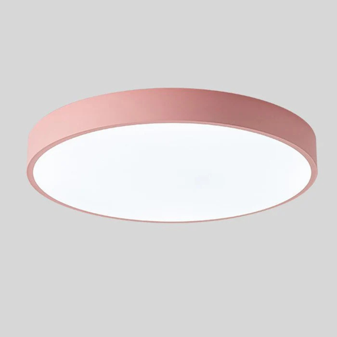 LED Ceiling Lamp with Scandinavian Design of Wood & Acrylic