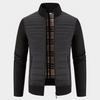 Clevoire | Men’s Winter Knit-Sleeve Hybrid Quilted Jacket