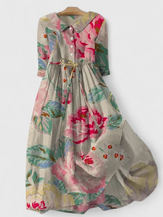 Summer Garden Floral Dress