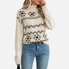 Clevoire | Women’s Patterned Turtleneck Jumper