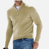 Clevoire | Men’s Wool Blend Half-Zip Sweater