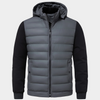 Clevoire | Men’s Hooded Hybrid Winter Puffer Jacket