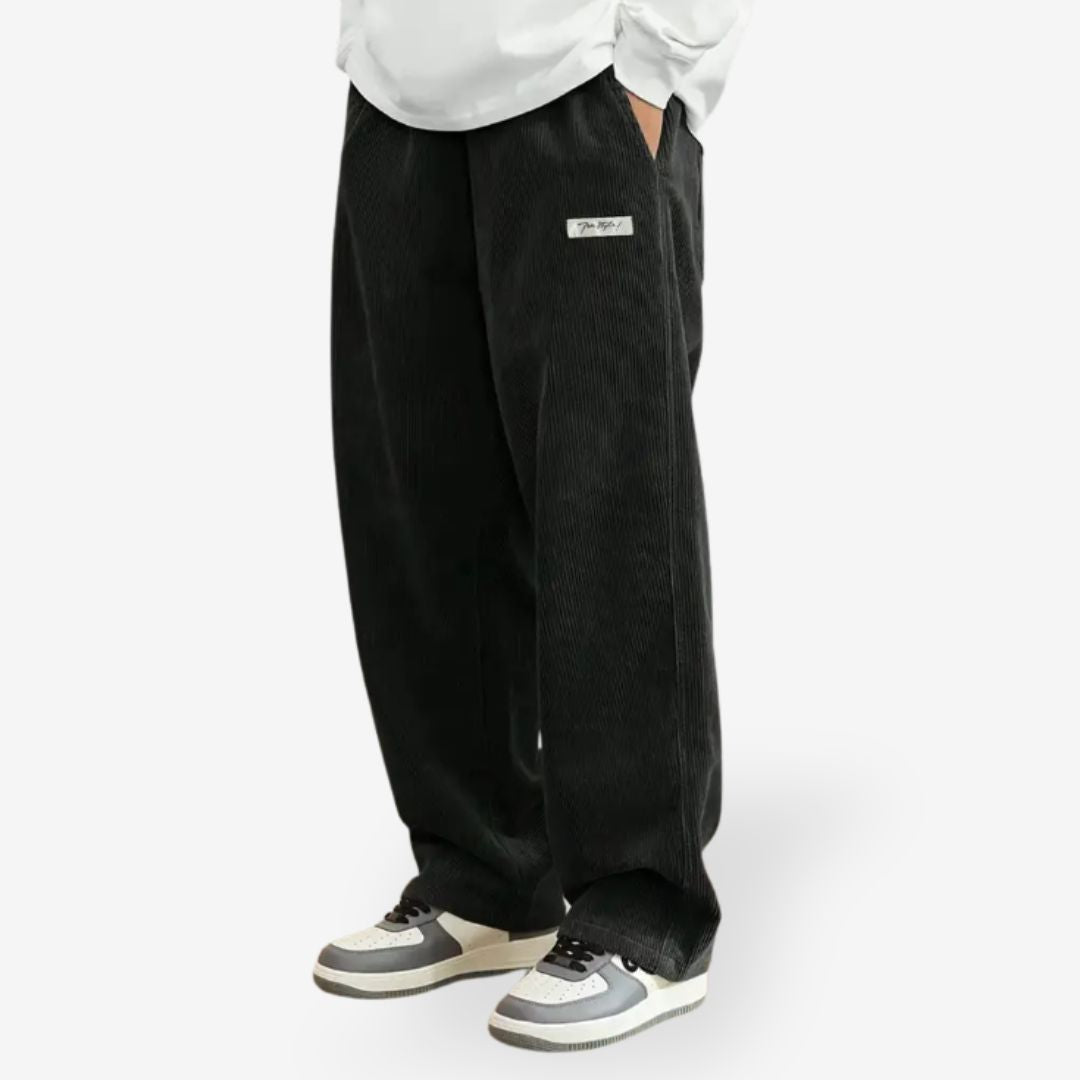 Men’s Corduroy Vintage Pants - Retro Trousers