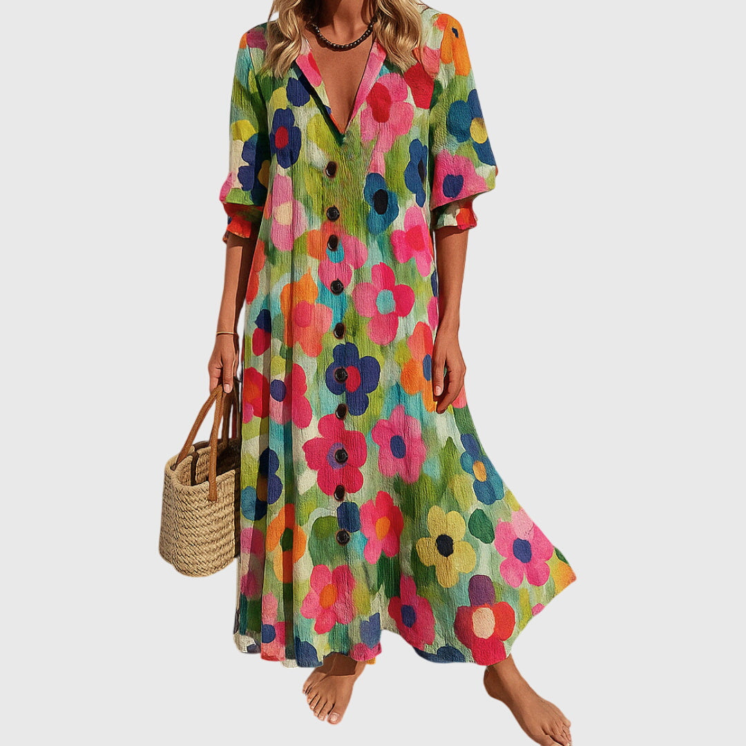 Elegant Slim Fit Maxi Dress