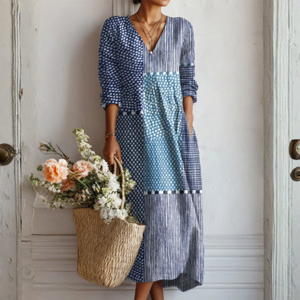 Retro Linen Dress