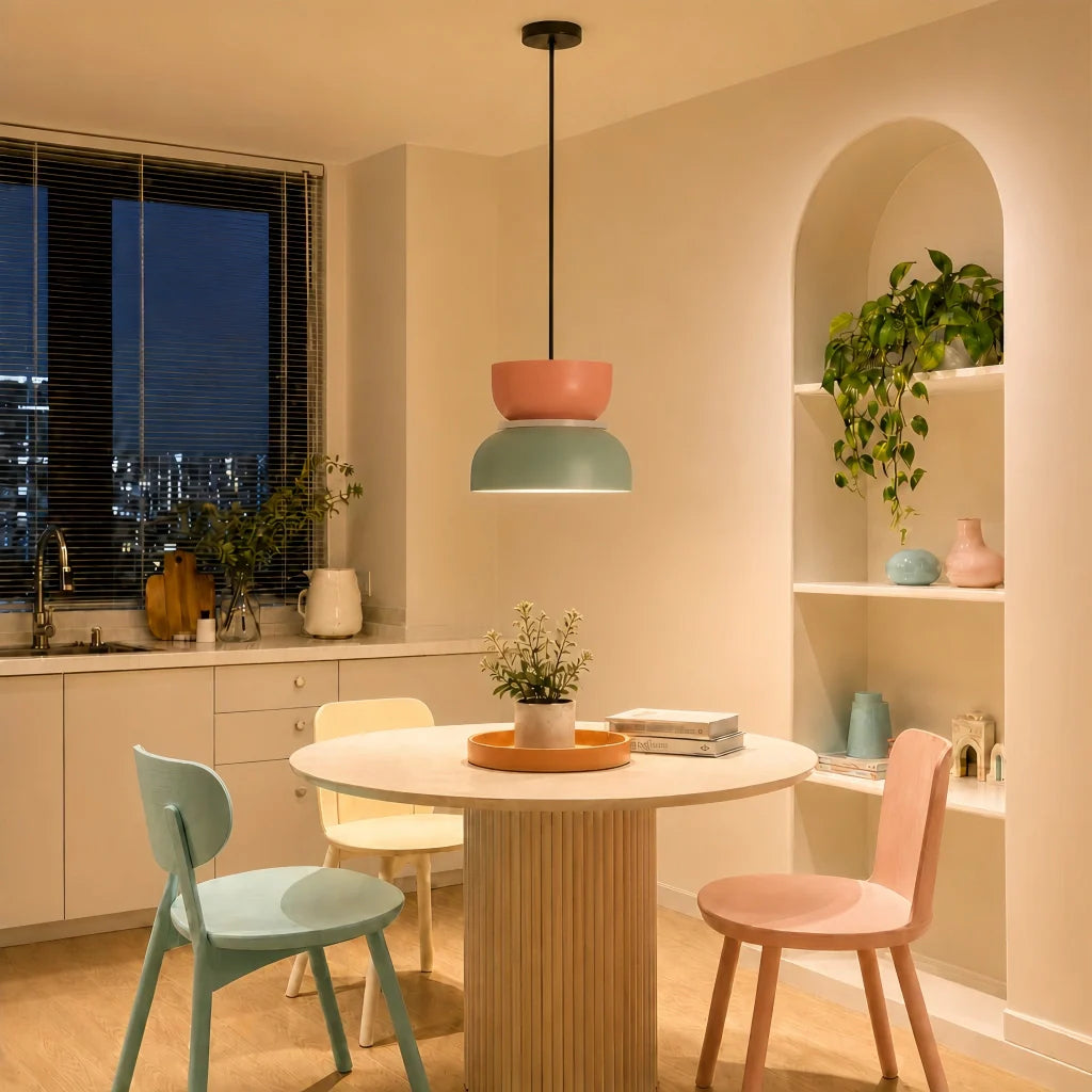 Lucie Color Block Nordic Pendant Light