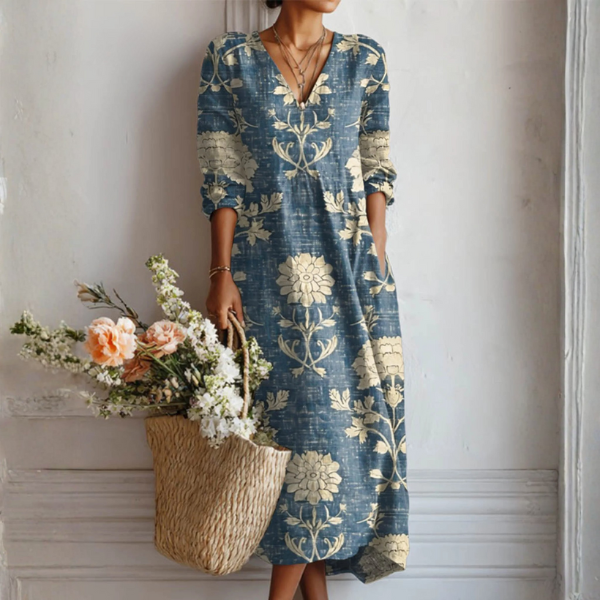 Playful Linen Dress