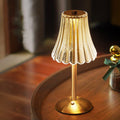 Golden Crystal Wireless Table Lamp with Touch Dimming