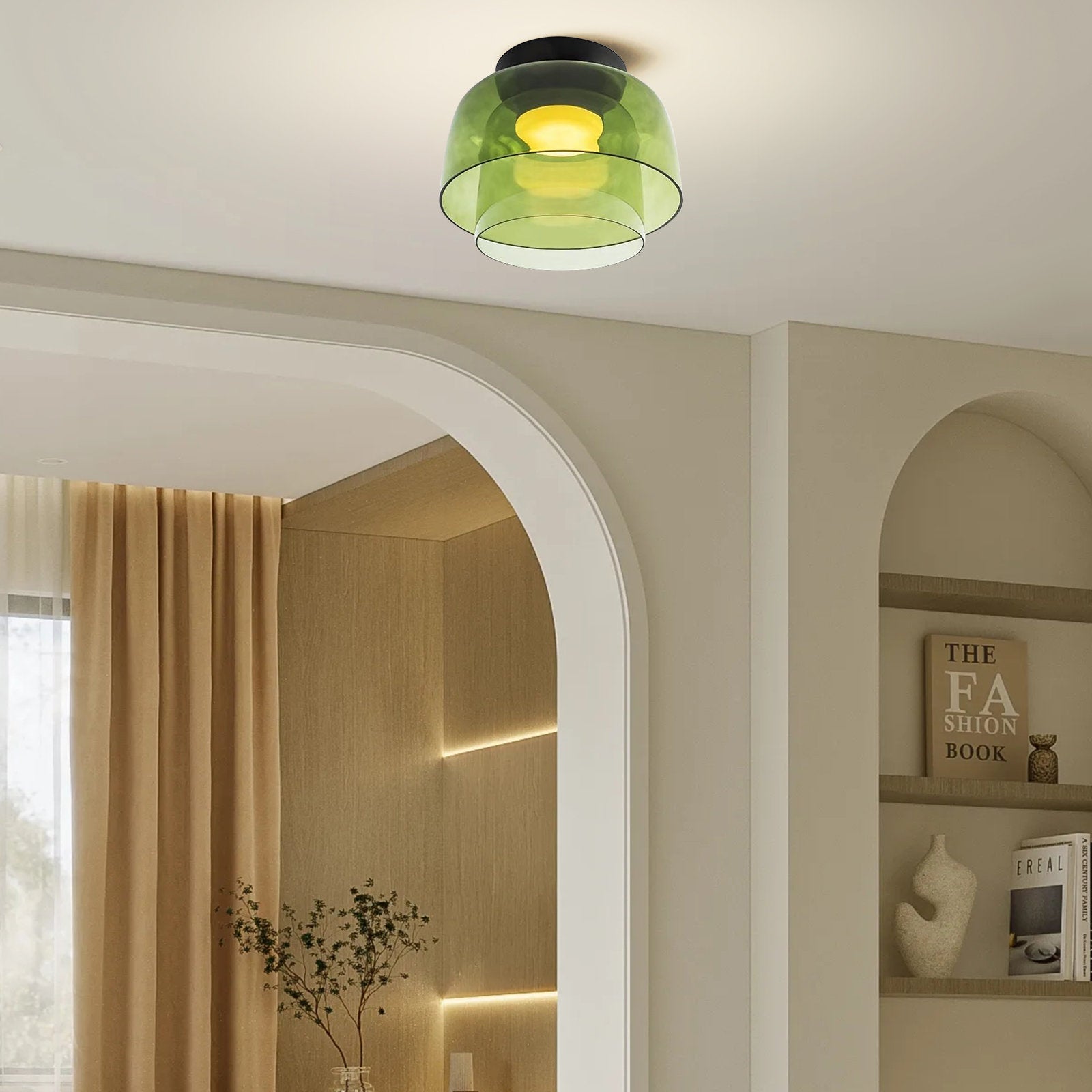 Modern Designer Glass Ceiling Lamp