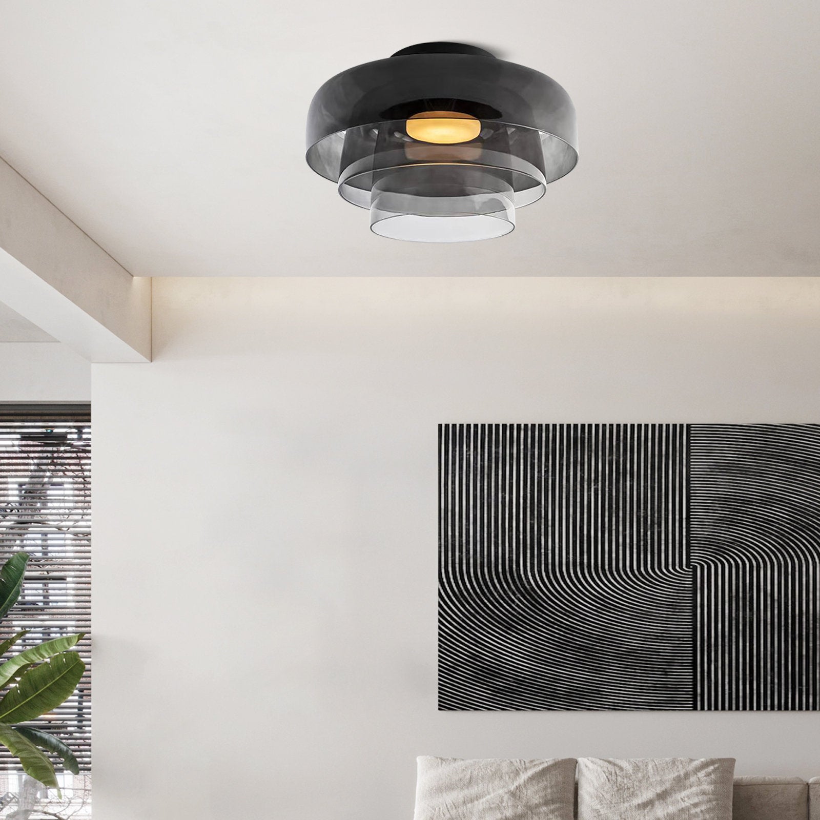 Modern Designer Glass Ceiling Lamp