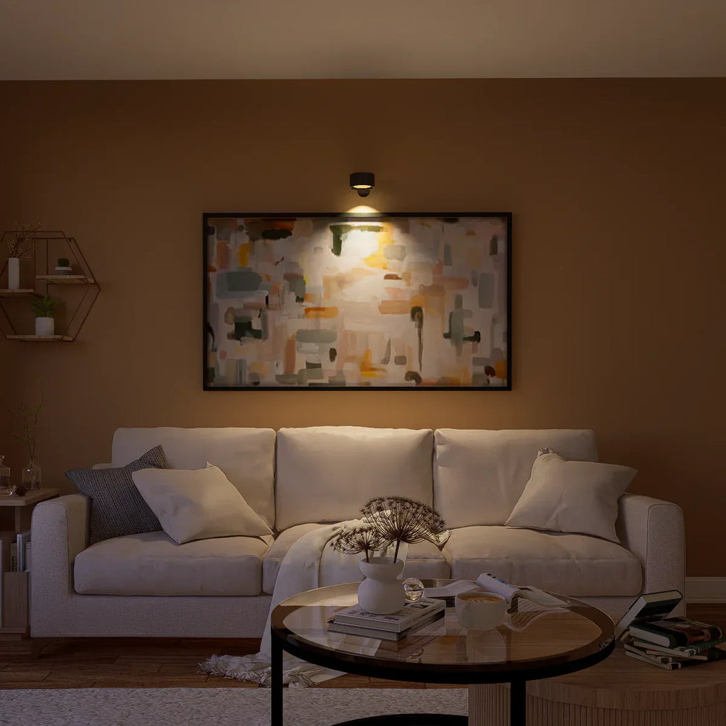 Multifunctional Wireless Wall Lamp Rechargeable & Dimmable with 360° Rotation