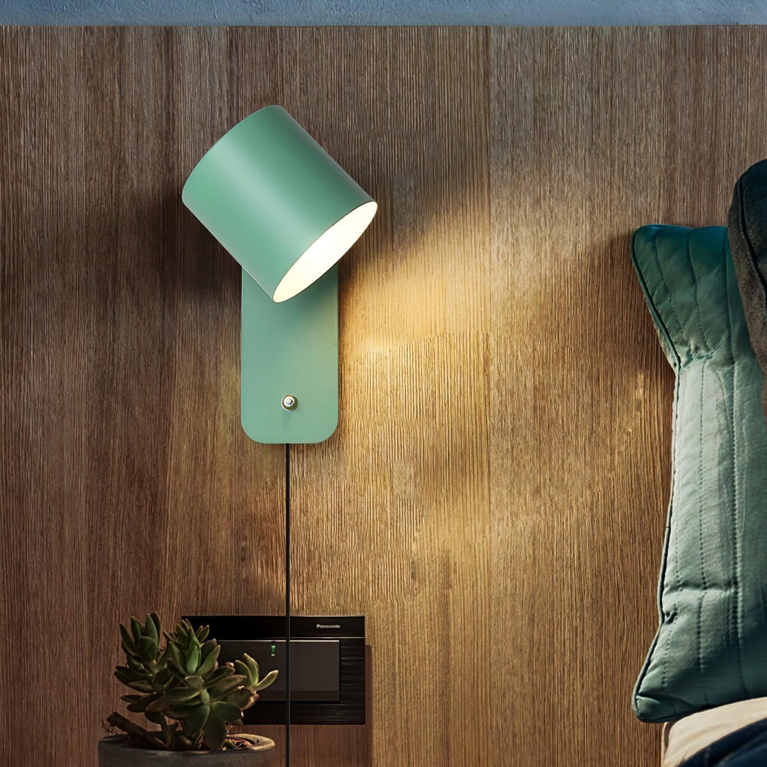 Minimalist Wall Lamp with Plug for Flexible Lighting
