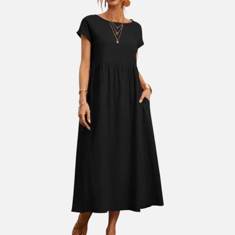 Women’s Casual Midi Dress Loose Fit Summer
