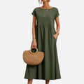 Women’s Casual Midi Dress Loose Fit Summer