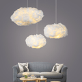 Cloud Pendant Lamp Made of Cotton