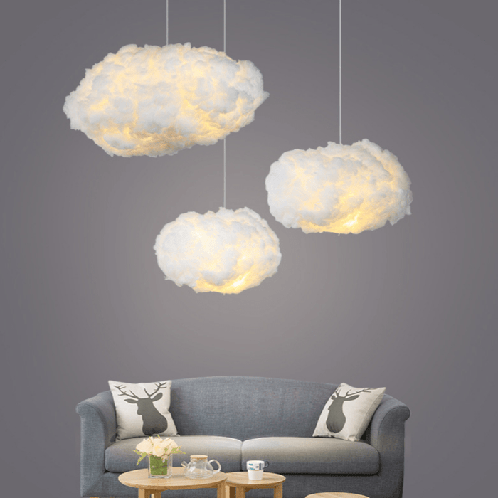 Cloud Pendant Lamp Made of Cotton