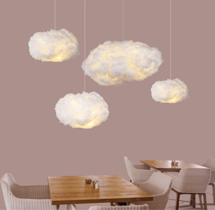 Cloud Pendant Lamp Made of Cotton
