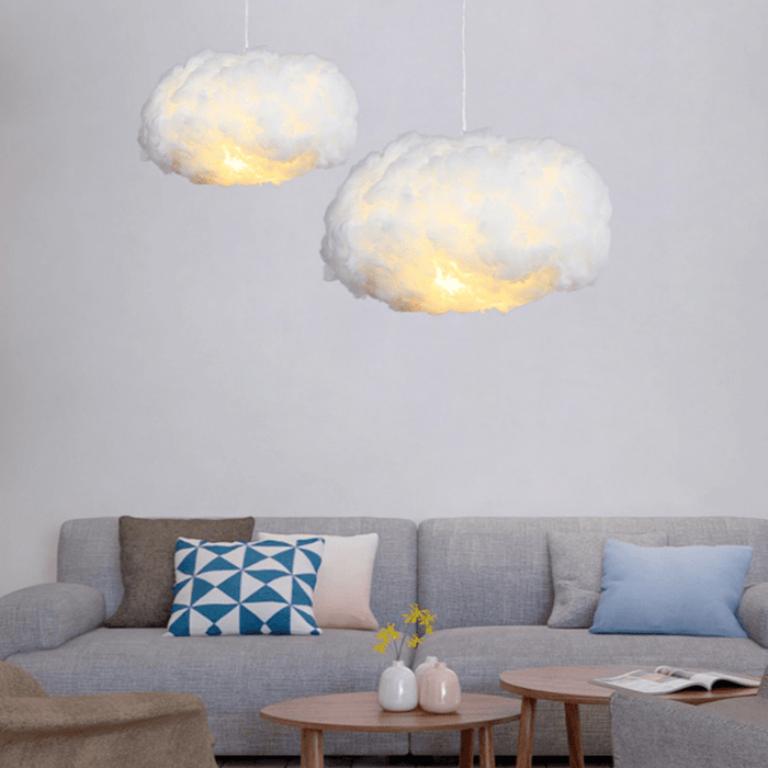 Cloud Pendant Lamp Made of Cotton
