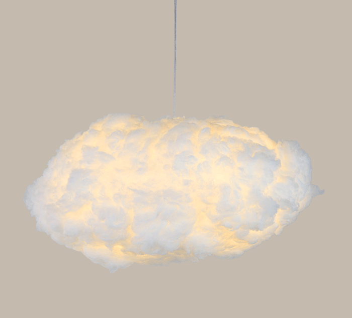 Cloud Pendant Lamp Made of Cotton