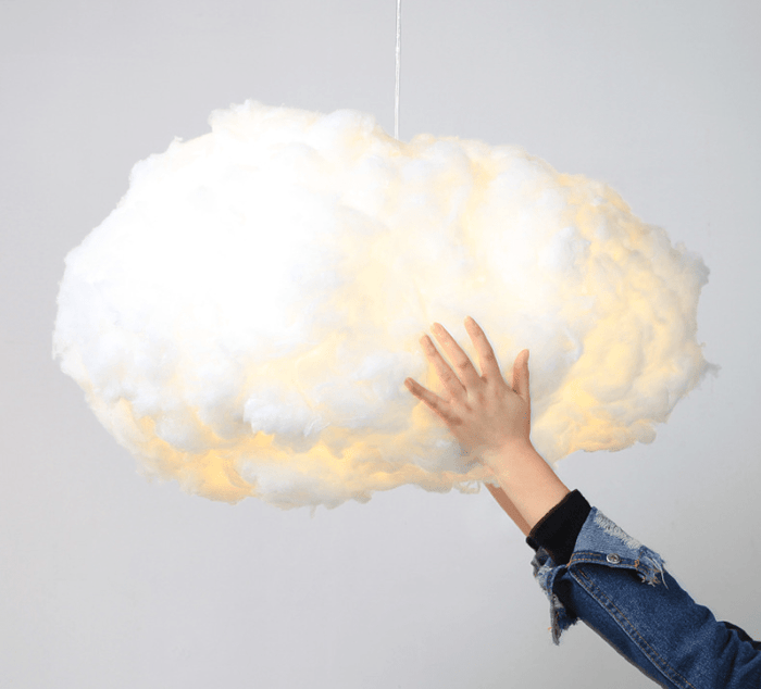 Cloud Pendant Lamp Made of Cotton