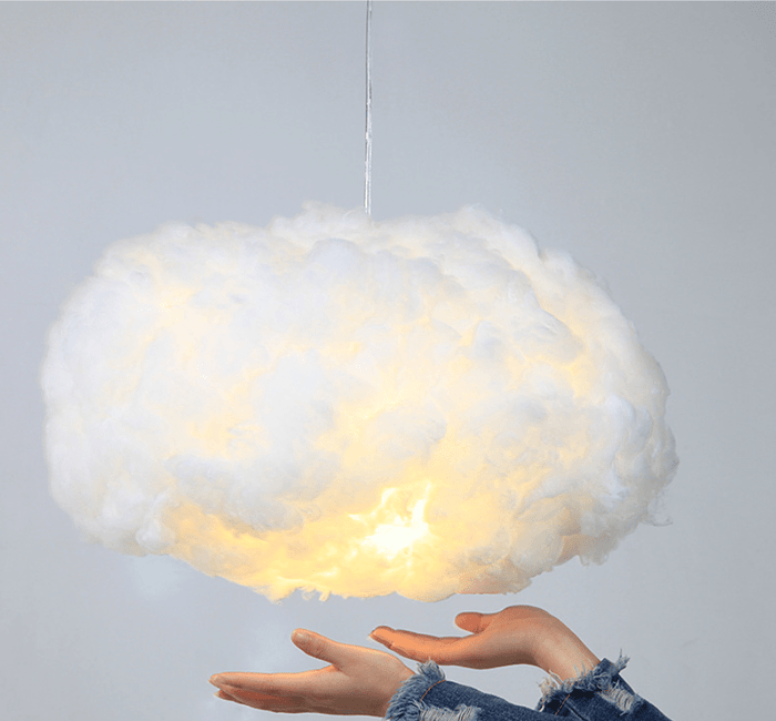 Cloud Pendant Lamp Made of Cotton