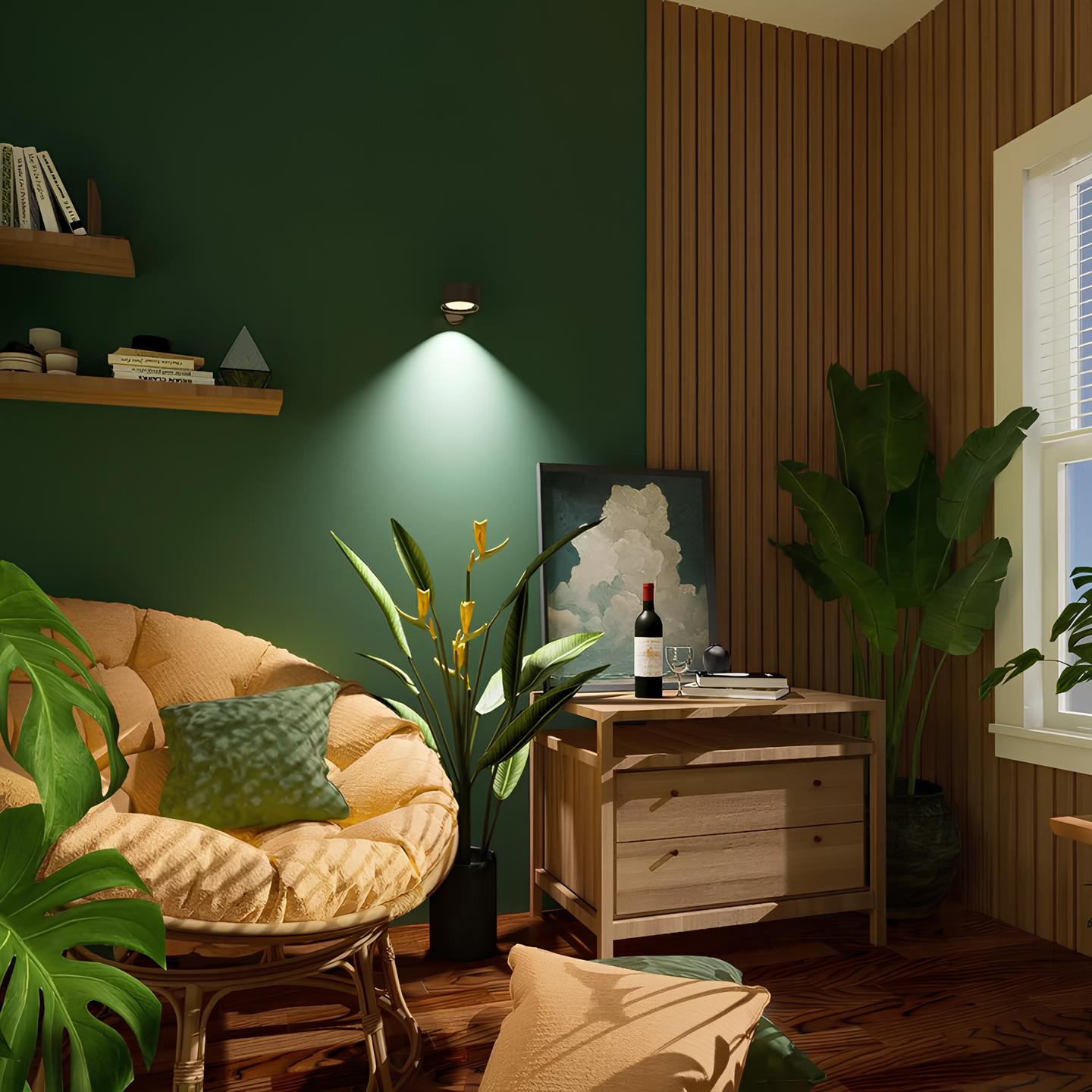 Multifunctional Wireless Wall Lamp Rechargeable & Dimmable with 360° Rotation