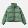 Clevoire | Women’s Velvet Corduroy Puffer Jacket