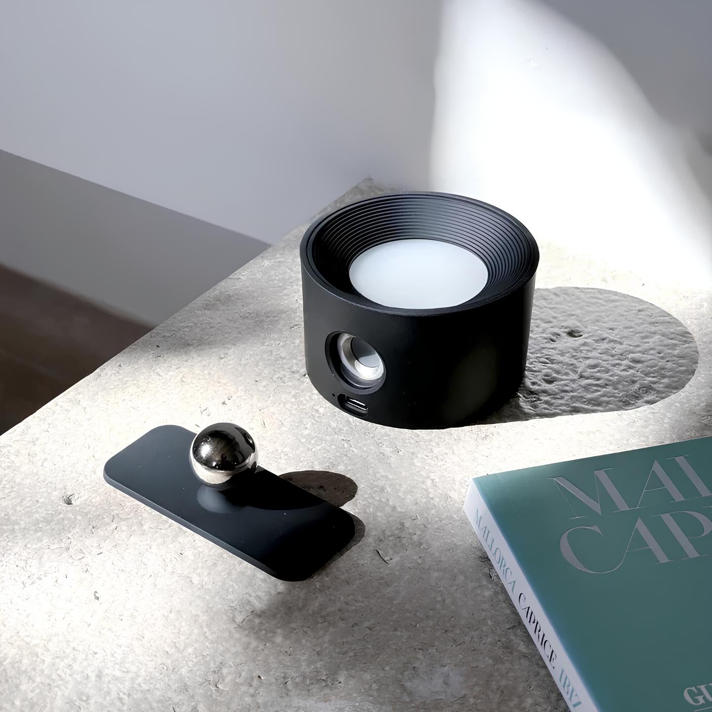 Multifunctional Wireless Wall Lamp Rechargeable & Dimmable with 360° Rotation